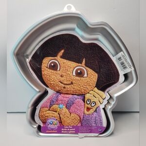 Dora The Explorer Cake Pan 2012 Wilton Mold 2105-6305 with Instructions Nick Jr